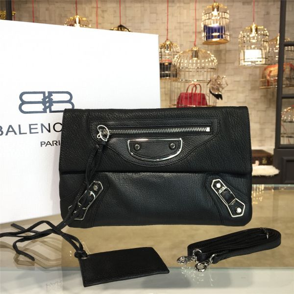 Balenciaga Classic Metallic Clutch bag